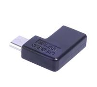 Pnuokn Adaptateur coudé Micro USB vers USB C Type C 90 degrés Micro USB vers Type C Convertisseur Connecteurs Adaptateur Micro USB coudé
