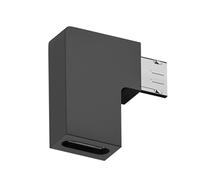 Pnuokn Adaptateur d'extension micro USB mâle vers type C femelle à 90 degrés pour ordinateur portable Micro USB mâle vers femelle