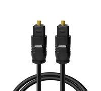 Pnuokn Câble numérique en fibre optique SPDIF DVD Toslink 1 m, 1,5 m, 2 m, 3/5 m, Toslink mâle vers Toslink mâle, câble adaptateur Toslink