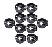 Pnuokn Lot de 10 supports horizontaux pour piles bouton bouton CR2477 Noir