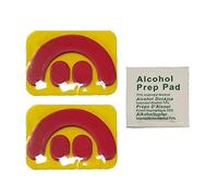 Pnuokn Lot de 2 pédales de souris de rechange pour Steel Series Rival 3 - Patins de souris à bord incurvé - Autocollants Steel Series Rival 3