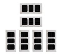 Pnuokn Lot de 3/6 filtres à air à charbon actif pour réfrigérateur/congélateur - Élimine les odeurs désagréables - Convient pour réfrigérateur Elpaultra 2 - Pour dépannage des problèmes - Filtre à air