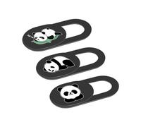 Pnuokn Lot de 3 caches de protection pour objectif de téléphone portable MacBo Motif panda mignon