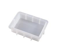 Pnuokn Moule en silicone, moules rectangulaires en silicone pour cadre photo en résine époxy, moules à spécimen de fleurs séchées aux insectes, serre-livres en résine, moule à loisirs créatifs