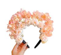 Pnuokn Serre-tête à fleurs délicates pour mariage, festival, cheveux traditionnels chinois, coiffe pour toutes les occasions
