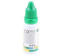 Pnuokn Solution de CO2 pour aquarium Liquide pour moniteur d'aquarium et plante de CO2 sous pression pour test de niveau de CO2 0,5 Kit de test d'ammoniaque