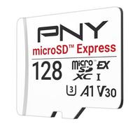 PNY microSD™ Express Carte mémoire microSDXC UHS-I U3 V30 A1 128 Go, jusqu'à 890/550 Mo/s en Lecture/écriture, idéale pour Les appareils compatibles microSD Express comme la Nintendo Switch 2