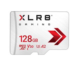 PNY 128GB XLR8 Gaming C10 U3 V30 A2 microSDXC Carte Mémoire Flash