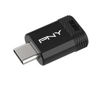 PNY 64 Go Elite-X Fit Clé USB 3.2 Type-C - Performances allant jusqu'à 200 Mo/s en Lecture, Stockage Portable & Pratique de Données, Design Ultra Compact, Connecteur Type-C