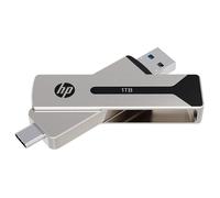 PNY 911 Pro lecteur USB flash 256 Go USB Type-A / USB Type-C 3.2 Gen 2 (3.1 Gen 2) Argent