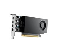 PNY A400 NVIDIA 4 Go GDDR6, 768 Cœurs CUDA, 4x Mini DisplayPort 1.4a, PCIe x8, Refroidissement Actif, Windows/Linux, Consommation 50W