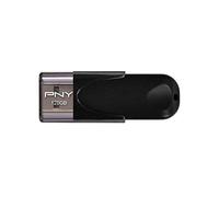 PNY Clé USB Attaché 4 – 128 Go USB 2.0 – Noir
