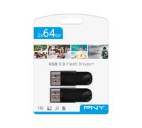 PNY Attaché 4 2.0 64GB lecteur USB flash 64 Go USB Type-A Noir