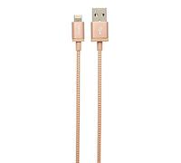PNY Câble Lightning C-UA-LN-RGFL-04 Charge/Synchronisation 1,20 m Métallique Or rose