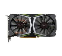 PNY Carte Graphique GeForce RTX 2060 Super 6GB Double Ventilateur, Noir, VCG206012DFMPB