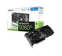 PNY – Carte graphique GeForce RTX 5060 Ti – 16 Go – Overclockée – Double ventilateur – DLSS 4