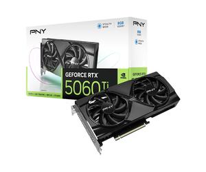 PNY Carte graphique Nvidia GeForce RTX 5060 Ti Dual Fan OC 8 Go GDDR7