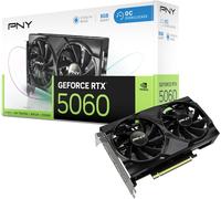 PNY Carte graphique GeForce RTX 5060 8 Go OC à double ventilateur DLSS 4