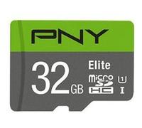 PNY - Carte mémoire flash (adaptateur microSDHC - SD inclus(e)) - 32 Go - UHS Class 1 / Class10 - microSDHC UHS-I G