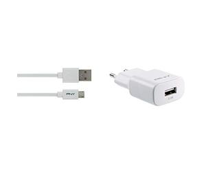 PNY Chargeur 12W avec câble Micro-USB avec câble intégré