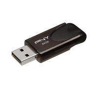 PNY Clé USB 2.0 Attaché 4 Noir 64 Go
