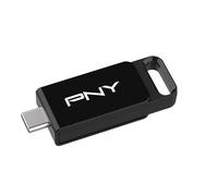 PNY Clé USB 3.2 Elite™ Type-C® 128Go - Jusqu'à 120 Mo/s en Lecture et Jusqu'à 10 Fois Plus Rapide en Écriture Que l'USB 2.0, Connecteur Type-C, Design fiable, Durable et Portable