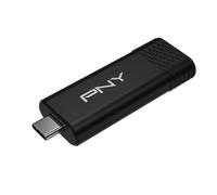 PNY Clé USB 3.2 Gen 2 256GB Pro Elite V3™ Type-C® - Jusqu'à 1000 Mo/s en Lecture, Jusqu'à 800 Mo/s en Écriture, Idéale pour Le Stockage et Le Transfert de Données Professionnels, Design Métal, USB-C