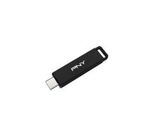 PNY Clé USB Elite‑X Type‑C 64 Go USB 3.2 Gen 1 – Lecture jusqu'à 200 Mo/s – Noir