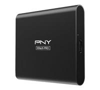 PNY CS2260 EliteX-Pro USB 3.2 Gen 2x2 Portable SSD 500 GB, jusqu'à 1500 MB/s de Vitesse de Lecture et 900 MB/s de Vitesse d'écriture Noir
