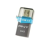 PNY Dual Clé USB Double connectique 64 Go OTG Duo-Link OU3