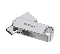 PNY Clé USB Duo Link 2 en 1 USB-A 3.2/USB-C 128GB Argent