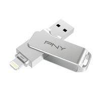 PNY Duo Link Clé USB 3.2 Double pour iOS 128 Go