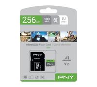 PNY Elite - 256 Go - MicroSDXC - classe 10 - UHS-I - Classe 1 (U1) - V10 PNY