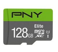 PNY Elite - Carte mémoire flash - 128 Go - UHS-I U1 / Class10 - microSDXC UHS-I G