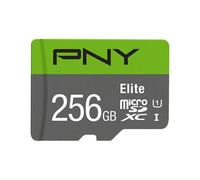 PNY Elite - Carte mémoire microSDXC - 256 Go - UHS-I U1 Classe 10 - 100 Mo/s