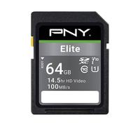 PNY Elite Carte Mémoire SDXC 64GB UHS-I Classe 10 100MB/s