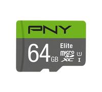 PNY Elite microSDXC Card 64GB Class 10 UHS-I U1 100MB/s
