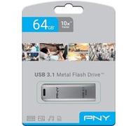 PNY Clé USB Elite Steel – USB 3.1 – 64 Go
