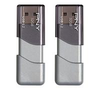 PNY Elite Turbo Attaché 3 Lot de 2 clés USB 3.2 Argenté 32 Go