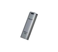 PNY FD32GESTEEL31G-EF Clé USB 32Go USB 3.2 Gen 1 Boîtier Acier Inoxydable Format Slide Lecture 20Mo/s Écriture 80Mo/s Dimensions 53.3x17.6x7.2mm