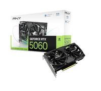 PNY GeForce RTX 5060, 8 Go GDDR7, 128 bits, DLSS 4-Spec, Carte graphique de jeu haute performance