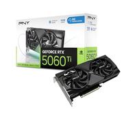 PNY – Carte graphique GeForce RTX 5060 Ti – 16 Go – Overclockée – Double ventilateur – DLSS 4