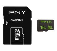 PNY High Performance - Carte mémoire flash (adaptateur microSDHC - SD inclus(e)) - 16 Go - UHS Class 1 / Class10 - microSDHC UHS-I