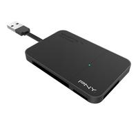 PNY Lecteur de cartes High Performance Reader 3.0 – USB 3.0 (SD/SDHC/SDXC/microSD/CF/MS)