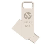 HP Clé USB OTG x206c 128 Go Type-C/Type-A Métallique rotative 120 Mo/s