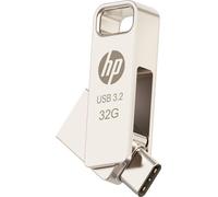 PNY HPFD206C-32 Clé USB 32 Go USB Type-A / USB Type-C 3.2 Gen 2 (3.1 Gen 2) Argent