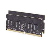 PNY Kit de mémoire DDR4 32 Go (2 x 16 Go) 2400 MHz CL17 Performance pour | Mémoire RAM PC4-19200, CL17, 1,2 V, 260 broches, compatible avec : 2133 MHz - MN32GK2D42400-TB