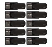 PNY Lot de 10 attachés 4 USB 2.0 32 Go