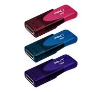 PNY Lot de 3 clés USB 2.0 Attaché 4 16 Go