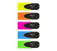 PNY Lot de 5 clés USB 2.0 Attaché 4 16 Go